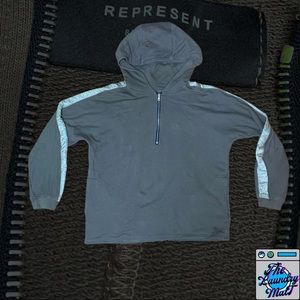 Represent half zip hoodie sweater